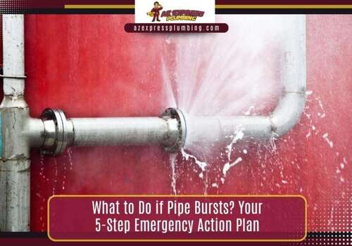 what to do if pipe bursts