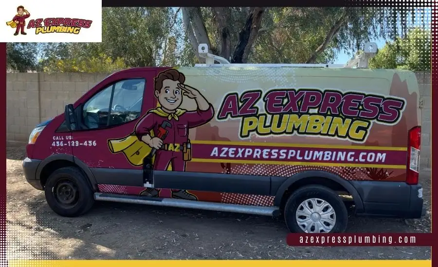 Az Express plmbing Service van