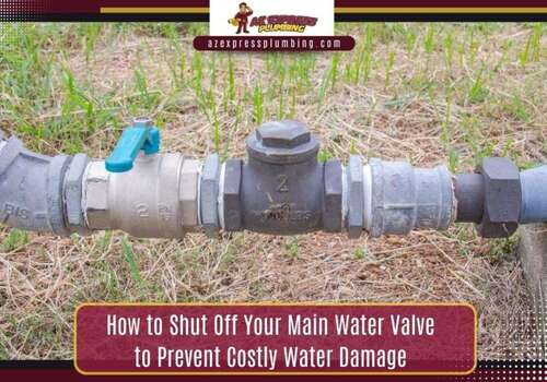 how to shut off main water valve