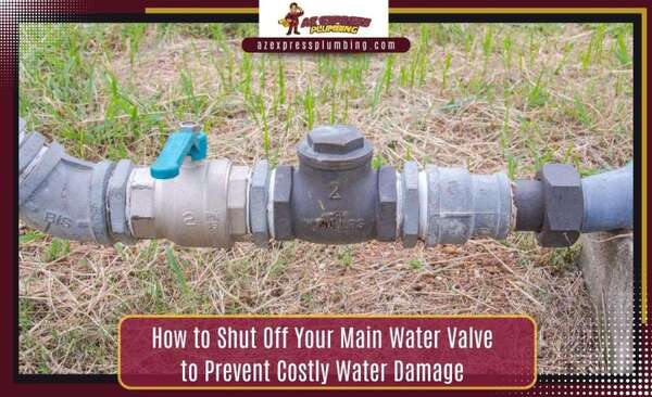 how to shut off main water valve