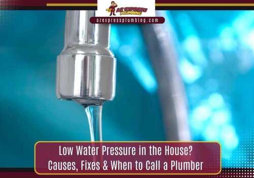 low water pressure in the house
