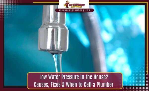 low water pressure in the house