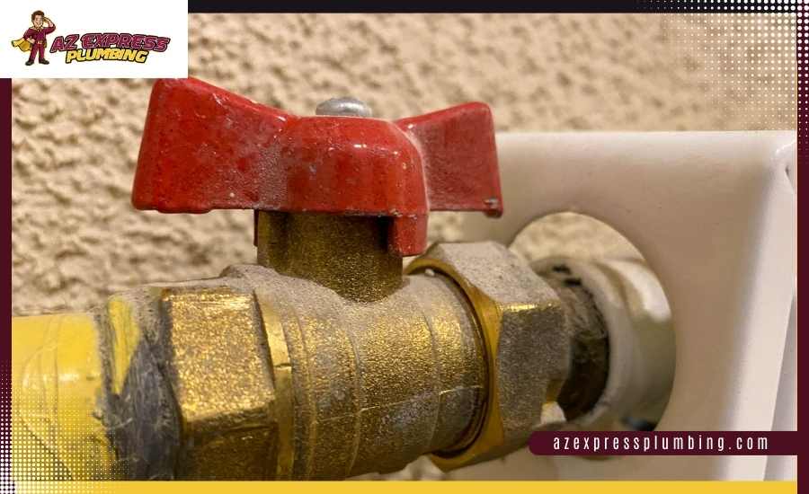 Pressure reducing valve installed on main water line