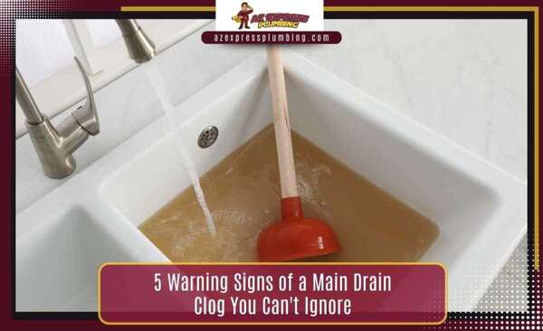 signs of a main drain clog Az Express Plumbing signs of a main drain clog
