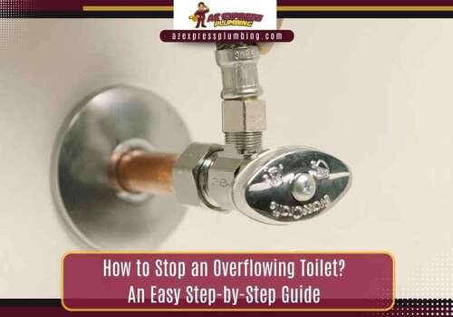 how to stop an overflowing toilet